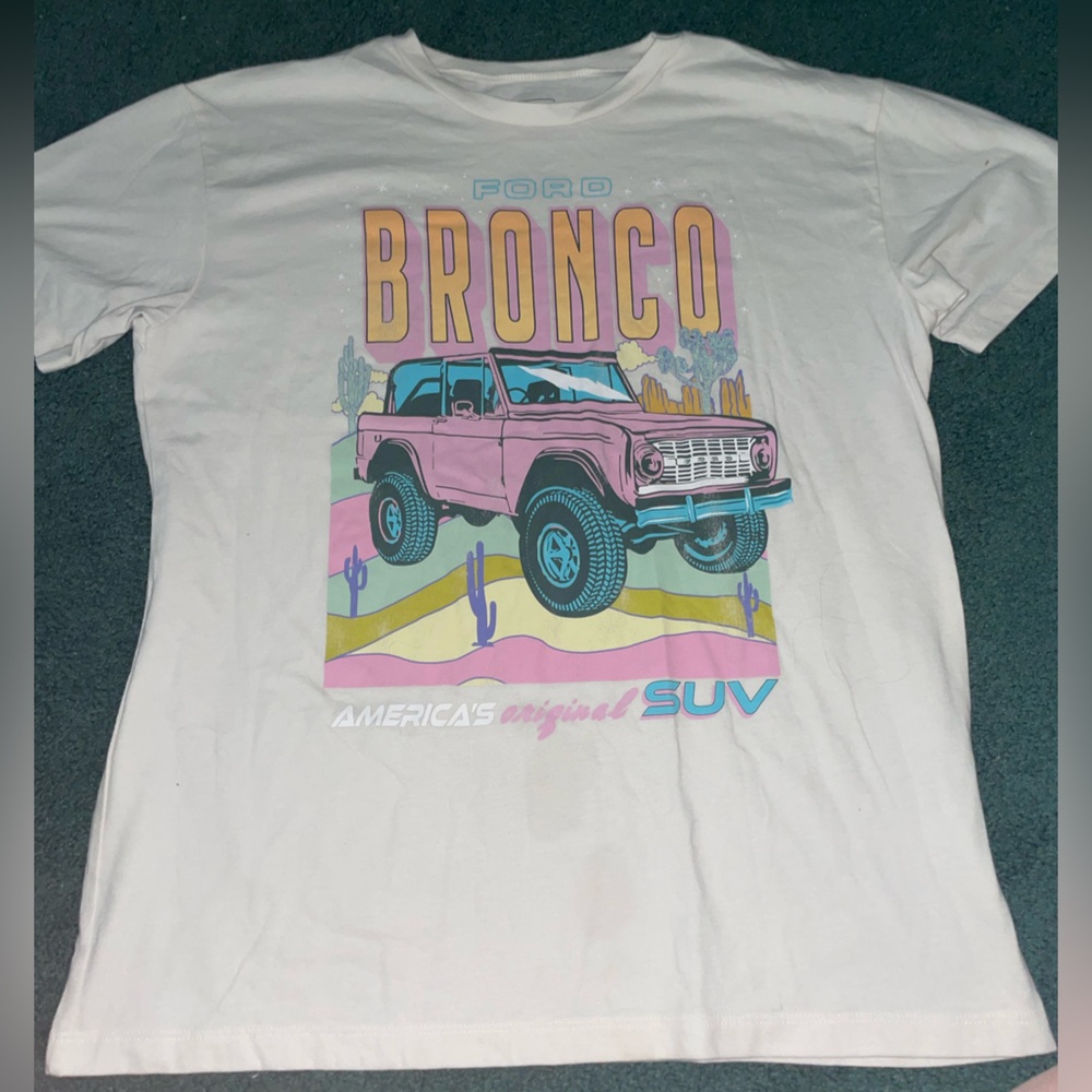 Ford Kids White Graphic T-Shirt